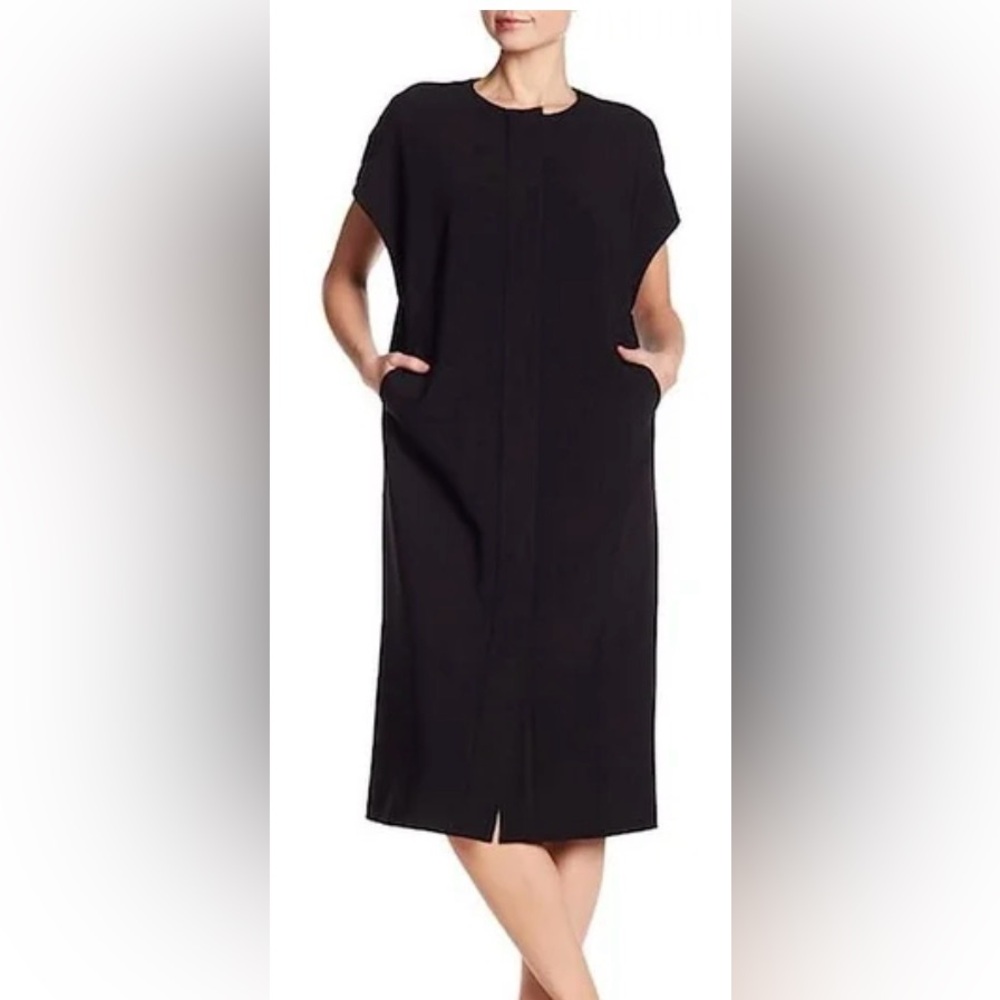 RACHEL Rachel Roy Classic Black Midi‎ Dress Rachel Roy Modern Kimono Dress